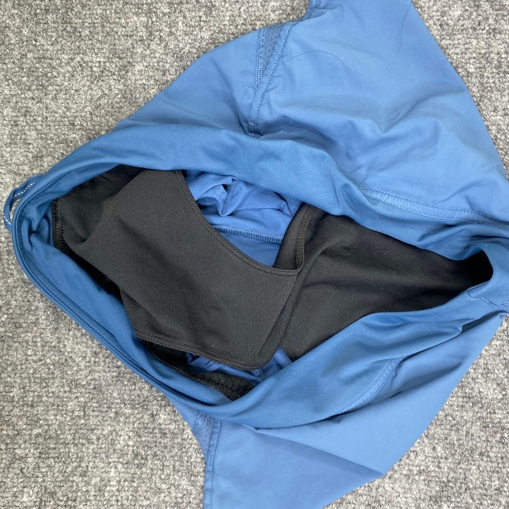 Patagonia Womens Strider Running Shorts Blue Size Medium Athletic Gym Training - Picture 8 of 9